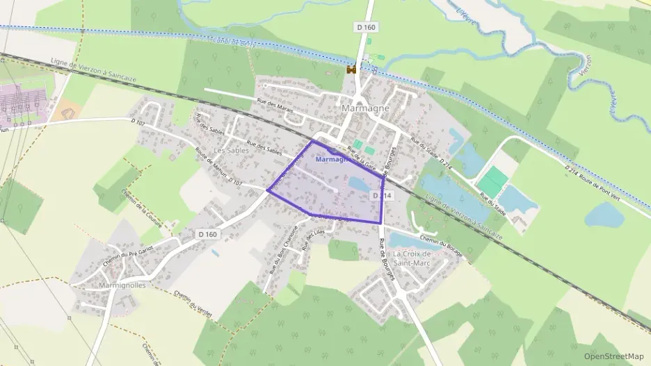 Maison 100 m² cinq pièces à vendre à Marmagne