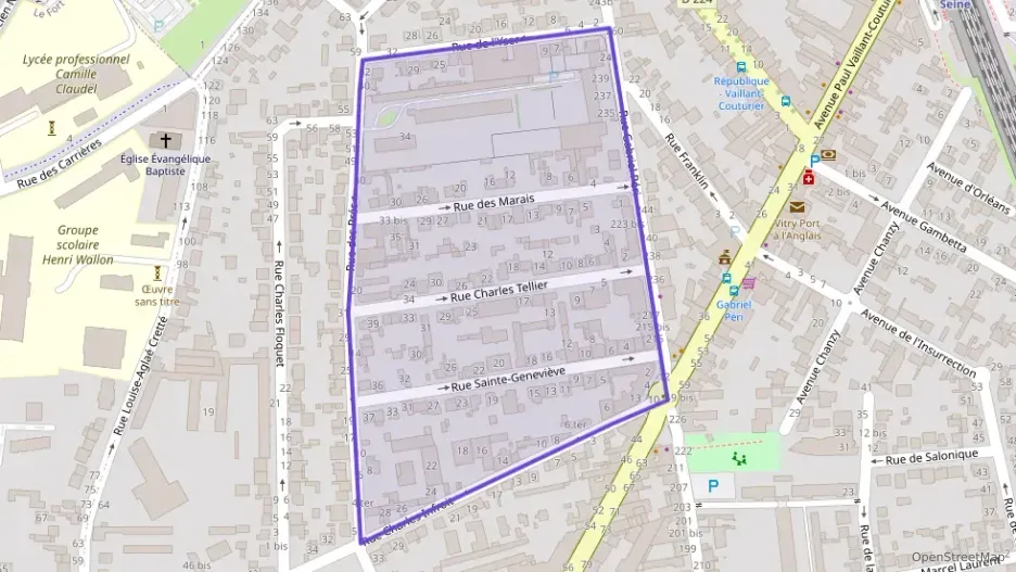 Maison 82 m² quatre pièces à vendre à Vitry-sur-Seine Maison 82 m² quatre pièces à vendre à Vitry-sur-Seine
