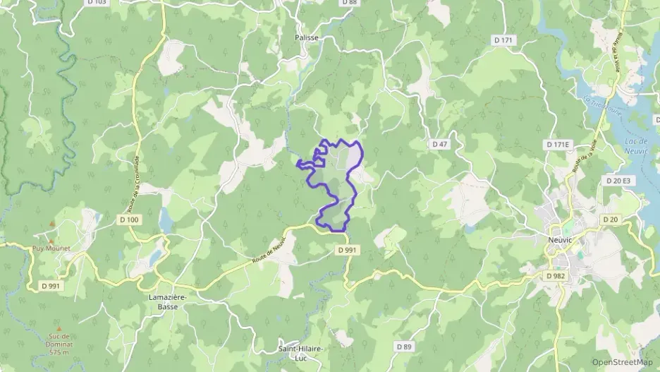 Maison 70 m² trois pièces à vendre à Neuvic