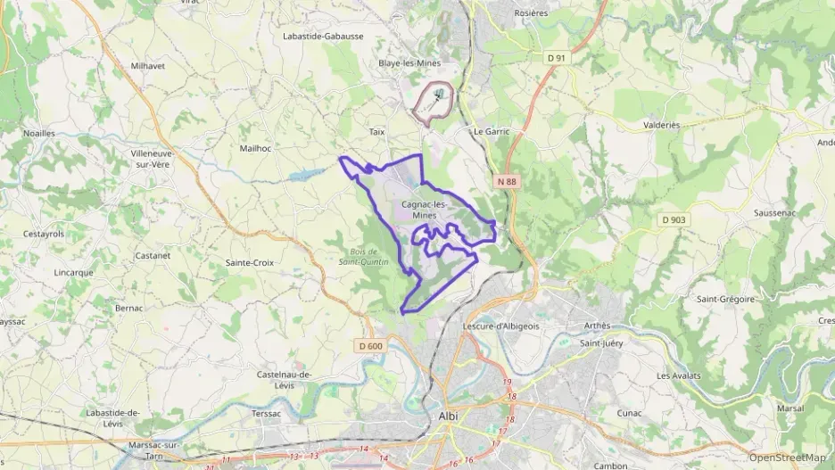 Maison 70 m² trois pièces à vendre à Cagnac-les-Mines