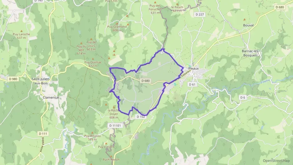 Maison 95 m² trois pièces à vendre à Pleaux Maison 95 m² trois pièces à vendre à Pleaux