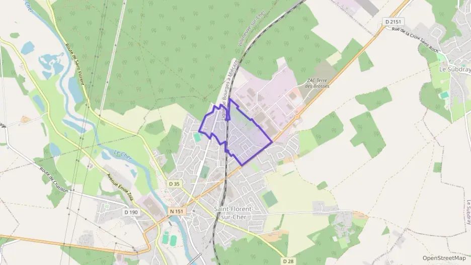 Maison 99 m² six pièces à vendre à Saint-Florent-sur-Cher