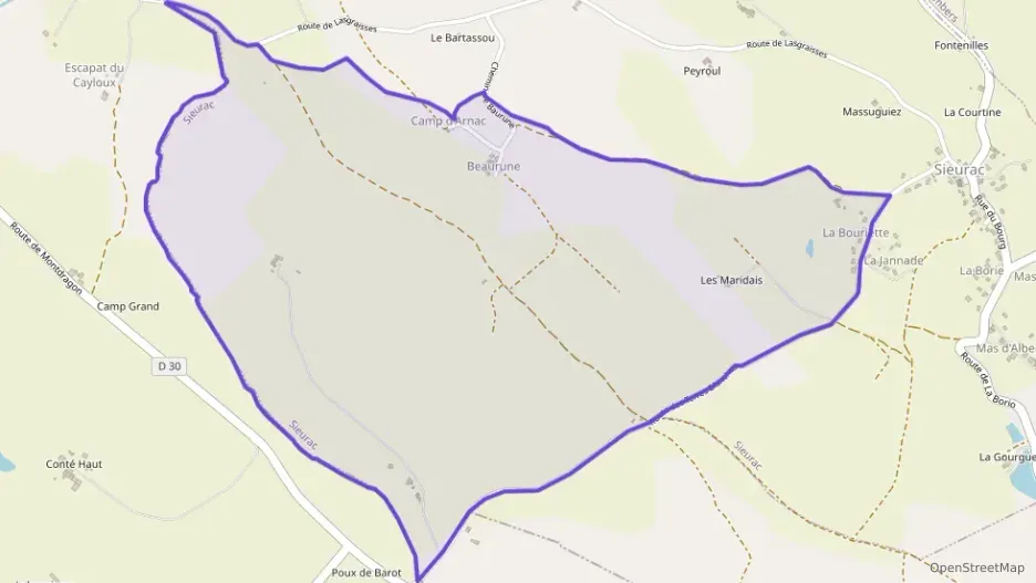 Maison 160 m² cinq pièces à vendre à Sieurac Maison 160 m² cinq pièces à vendre à Sieurac