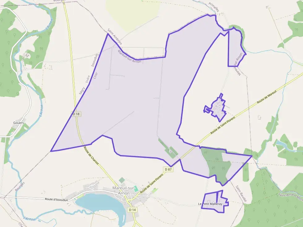 Maison 70 m² trois pièces à vendre à Mareuil-sur-Arnon