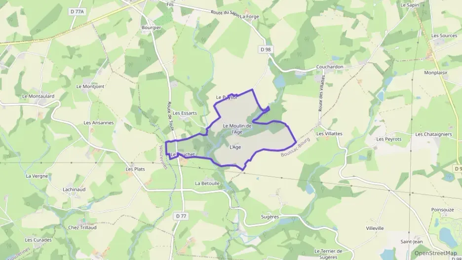 Maison 84 m² trois pièces à vendre à Bussière-Saint-Georges Maison 84 m² trois pièces à vendre à Bussière-Saint-Georges