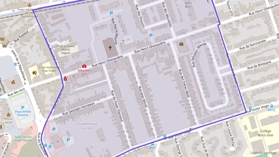Maison 80 m² quatre pièces à vendre à Coudekerque-Branche