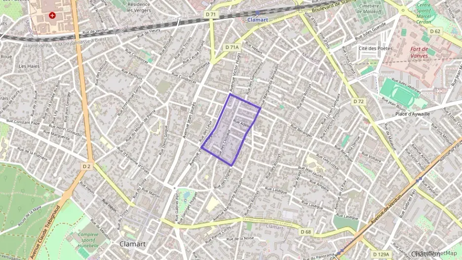 Maison 95 m² quatre pièces à vendre à Clamart