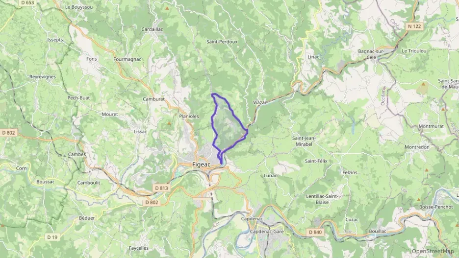 Maison 76 m² quatre pièces à vendre à Figeac