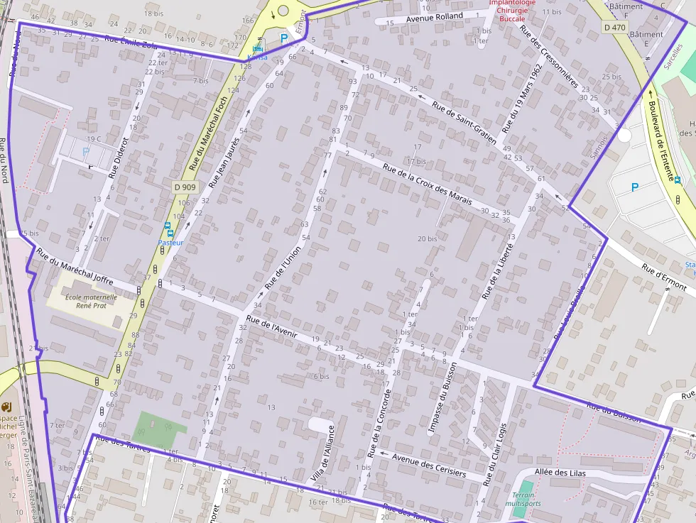 Maison 53 m² trois pièces à vendre à Sannois