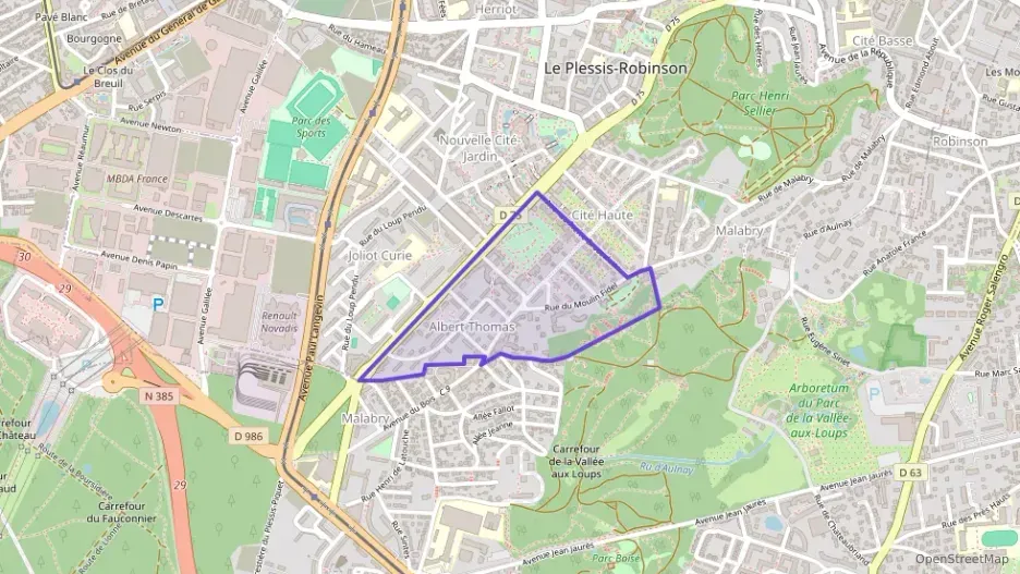 Maison 110 m² six pièces à vendre à Le Plessis-Robinson