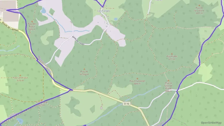 Maison 75 m² quatre pièces à vendre à Moustier-Ventadour Maison 75 m² quatre pièces à vendre à Moustier-Ventadour