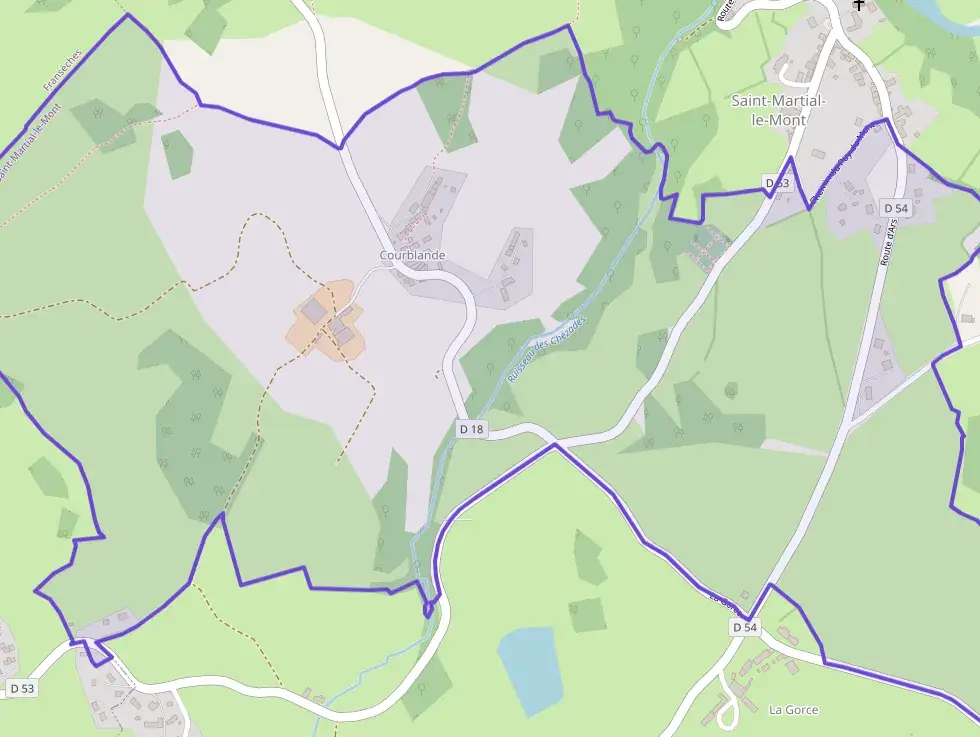 Maison 59 m² trois pièces à vendre à Saint-Martial-le-Mont