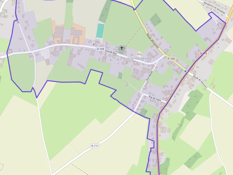 Maison 90 m² quatre pièces à vendre à Nuncq-Hautecôte