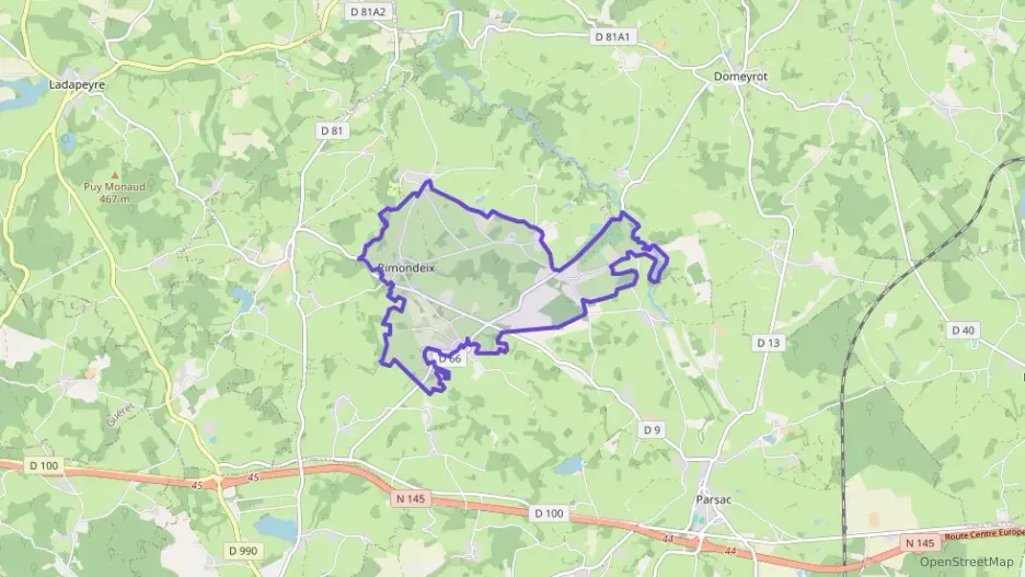 Maison 60 m² trois pièces à vendre à Parsac-Rimondeix