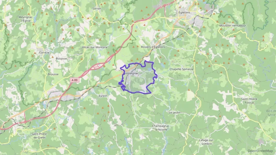 Maison 95 m² quatre pièces à vendre à Montaignac-sur-Doustre Maison 95 m² quatre pièces à vendre à Montaignac-sur-Doustre