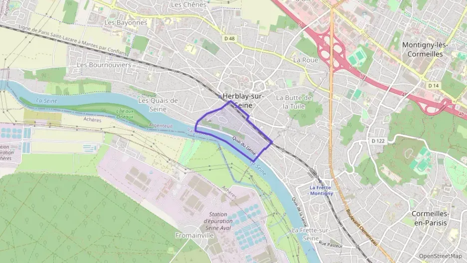 Maison 67 m² quatre pièces à vendre à Herblay-sur-Seine