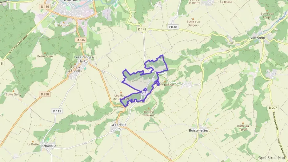 Maison 85 m² trois pièces à vendre à Roinville