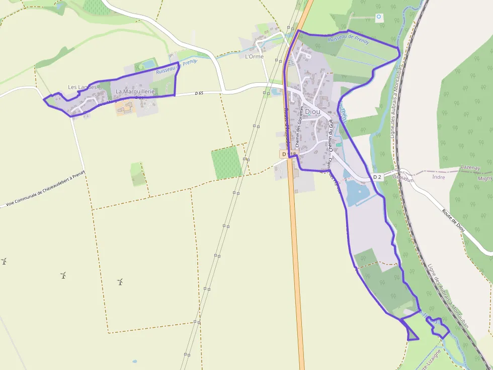 Maison 90 m² quatre pièces à vendre à Diou