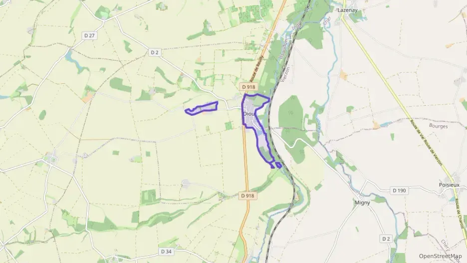 Maison 90 m² quatre pièces à vendre à Diou Maison 90 m² quatre pièces à vendre à Diou