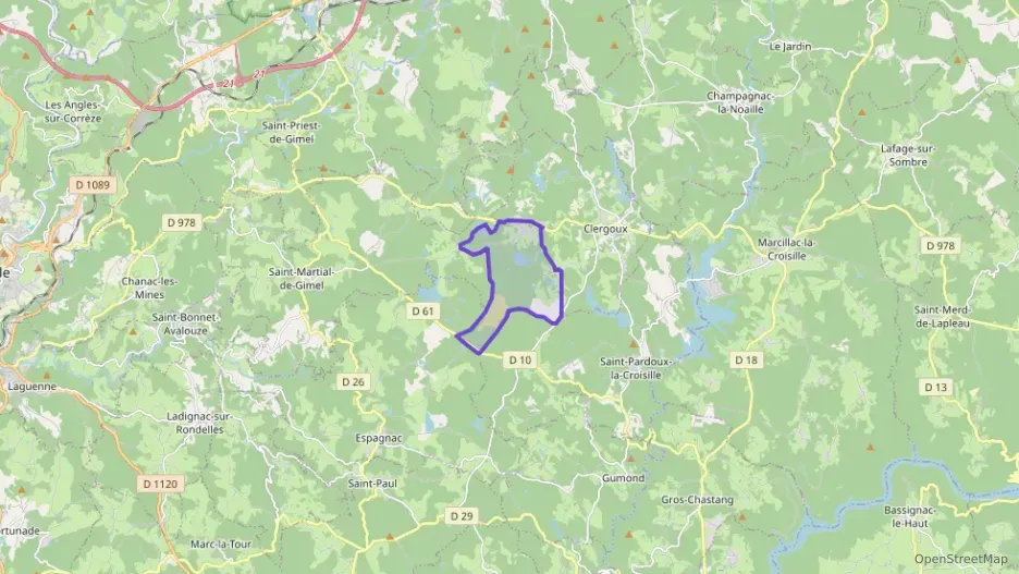 Maison 60 m² trois pièces à vendre à Clergoux