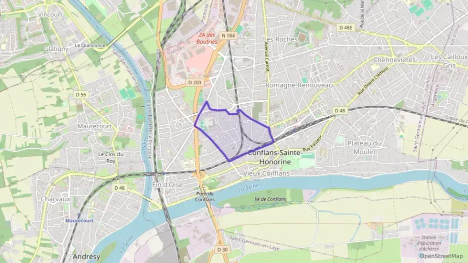 Maison 76 m² quatre pièces à vendre à Conflans-Sainte-Honorine