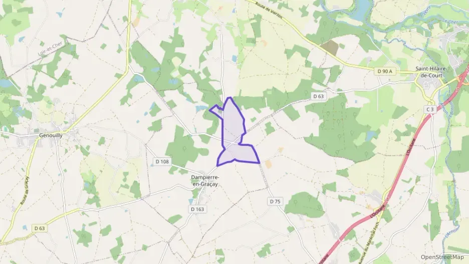 Maison 65 m² deux pieces à vendre à Dampierre-en-Graçay