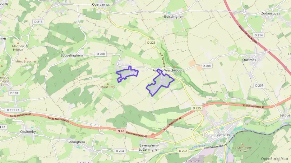 Maison 108 m² six pièces à vendre à Acquin-Westbécourt Maison 108 m² six pièces à vendre à Acquin-Westbécourt