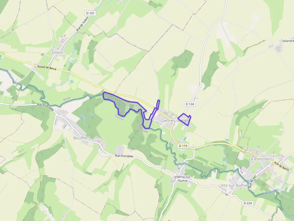 Maison 102 m² quatre pièces à vendre à Gennes-Ivergny