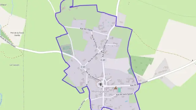 Maison 155 m² quatre pièces à vendre à Montipouret