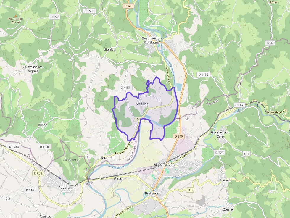 Maison 82 m² quatre pièces à vendre à Astaillac