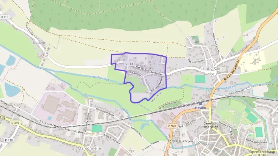 Maison 91 m² quatre pièces à vendre à Huby-Saint-Leu Maison 91 m² quatre pièces à vendre à Huby-Saint-Leu