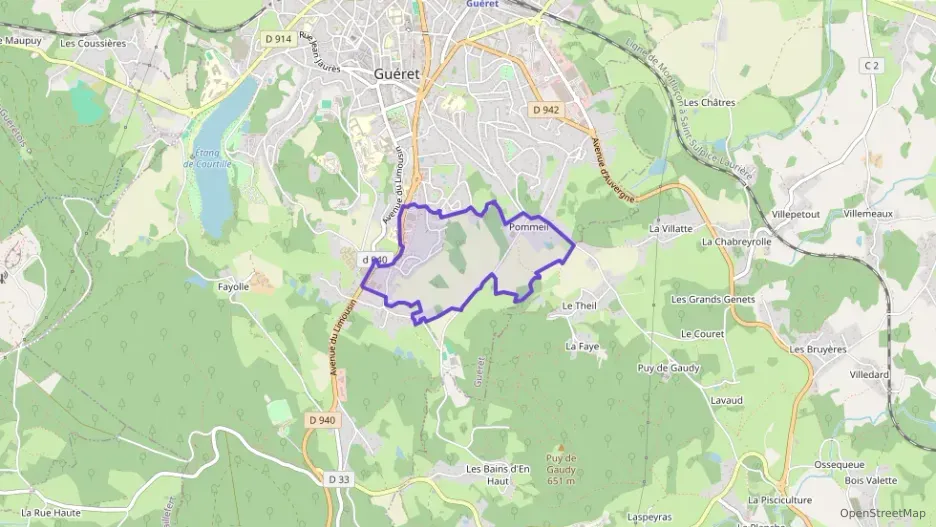 Maison 85 m² quatre pièces à vendre à Guéret