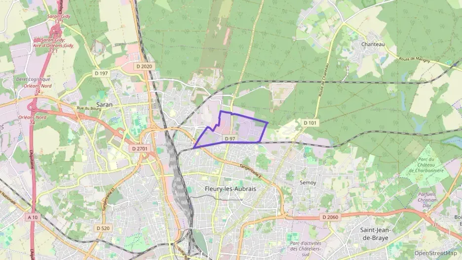 Maison 71 m² quatre pièces à vendre à Fleury-les-Aubrais
