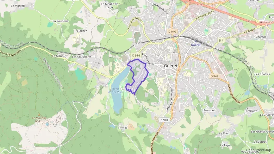 Maison 96 m² quatre pièces à vendre à Guéret