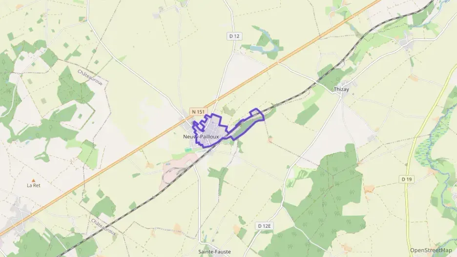 Maison 125 m² six pièces à vendre à Neuvy-Pailloux