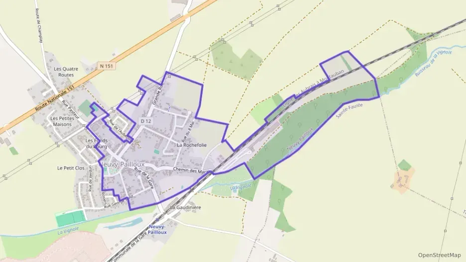 Maison 50 m² trois pièces à vendre à Neuvy-Pailloux