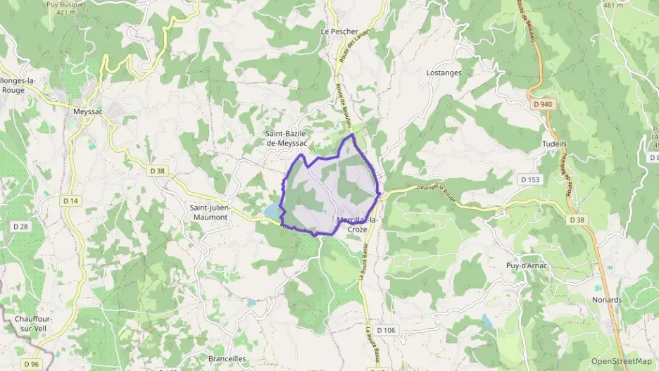 Maison 85 m² trois pièces à vendre à Marcillac-la-Croze