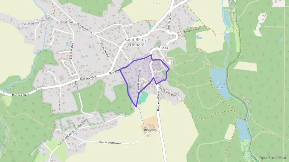 Maison 68 m² trois pièces à vendre à Saint-Rémy-l`Honoré