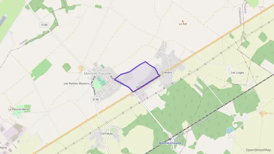 Maison 85 m² quatre pièces à vendre à Montierchaume