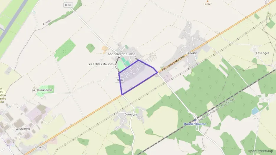 Maison 88 m² cinq pièces à vendre à Montierchaume