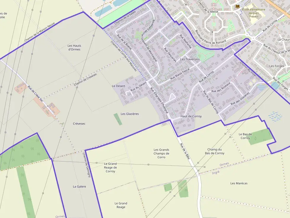 Maison 93 m² quatre pièces à vendre à Ormes