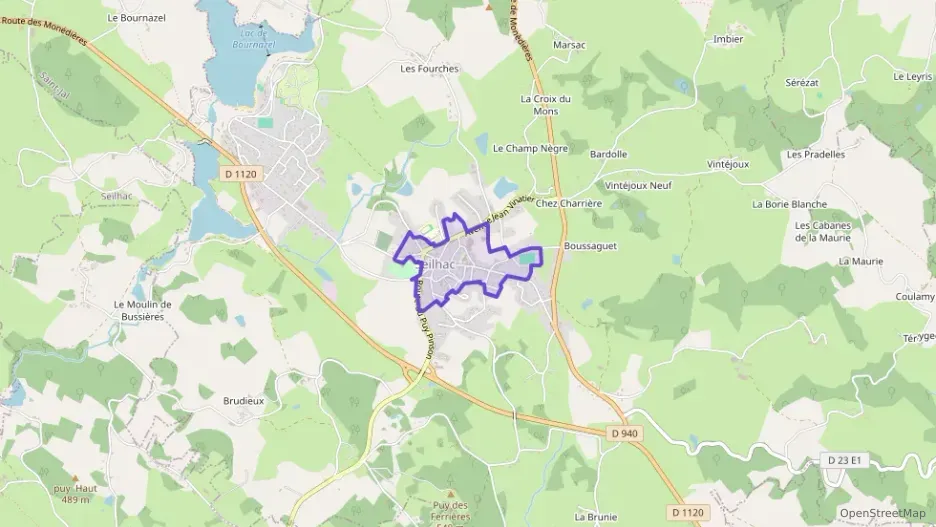 Maison 80 m² quatre pièces à vendre à Seilhac