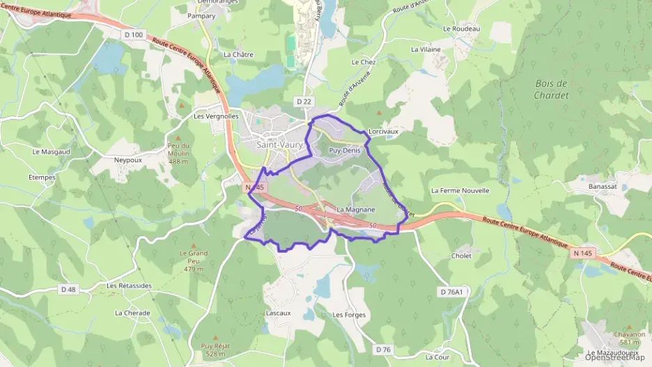 Maison 98 m² quatre pièces à vendre à Saint-Vaury