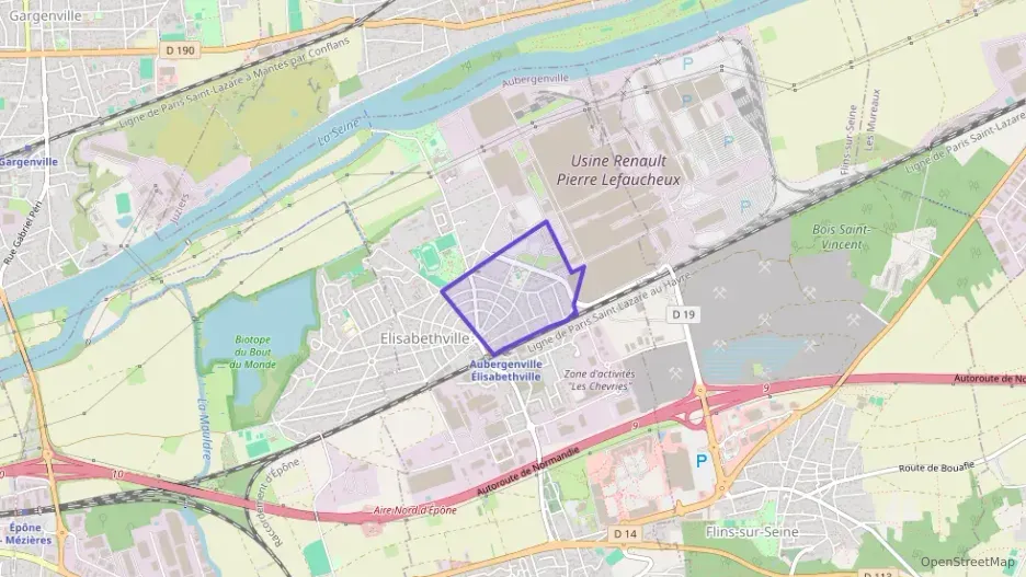 Maison 56 m² trois pièces à vendre à Aubergenville Maison 56 m² trois pièces à vendre à Aubergenville
