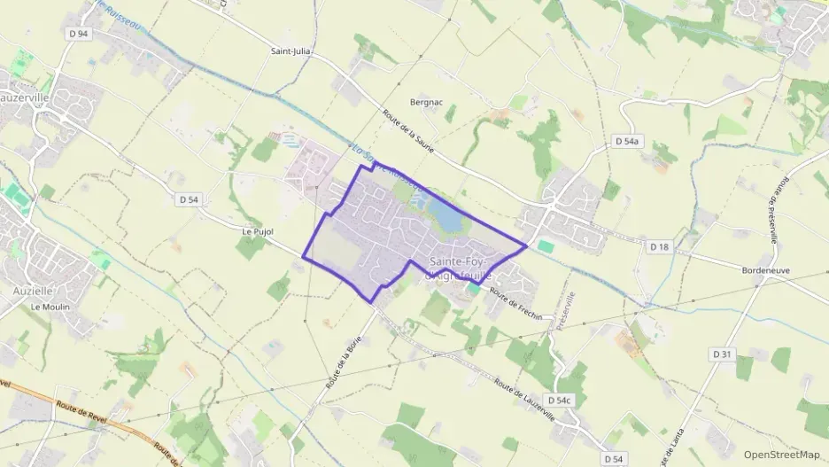 Maison 164 m² six pièces à vendre à Sainte-Foy-d`Aigrefeuille