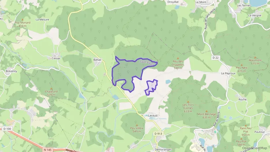 Maison 90 m² trois pièces à vendre à Saint-Vaury