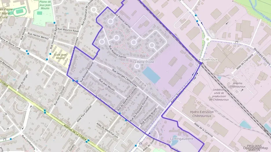 Maison 70 m² quatre pièces à vendre à Châteauroux