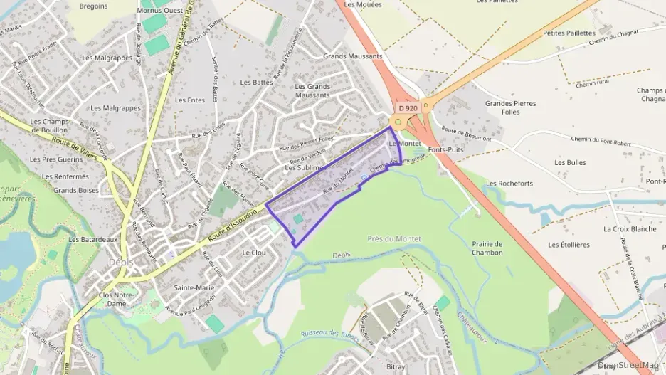 Maison 69 m² quatre pièces à vendre à Déols