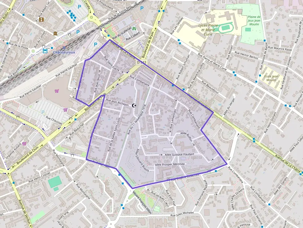 Maison 74 m² quatre pièces à vendre à Châteauroux