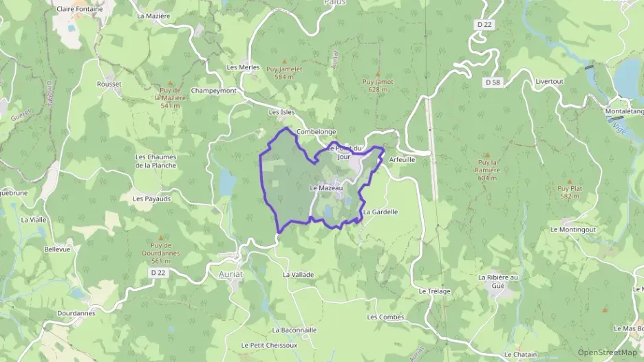 Maison 117 m² quatre pièces à vendre à Auriat Maison 117 m² quatre pièces à vendre à Auriat